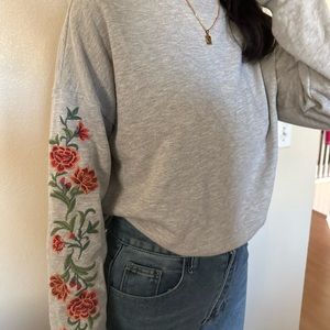 Embroidered Sweater Small